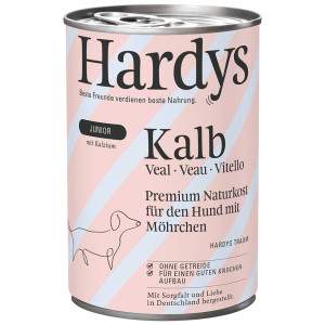 Hardys Junior Kalf Met Wortel Natvoer Hond