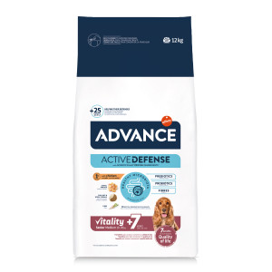 Advance Medium Senior Met Kip En Rijst Hondenvoer