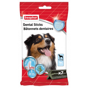 Beaphar Dental Sticks Middel / Grote Hond 7 Stuks
