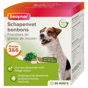 Beaphar Schapenvet Mini Bonbons Met Zeewier Voor De Hond 3 Verpakkingen