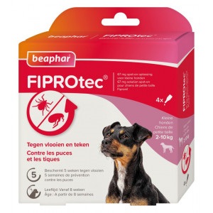 Beaphar Fiprotec Spot On Voor Honden Van 2 Tot 4 Pipetten
