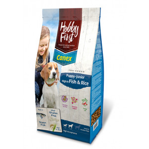 Hobbyfirst Canex Puppy Junior Met Vis En Rijst Hondenvoer