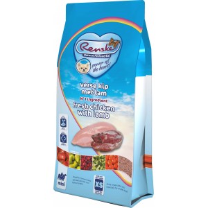 Renske Mini Super Premium Vers Bereid Kip Met Lam Hondenvoer