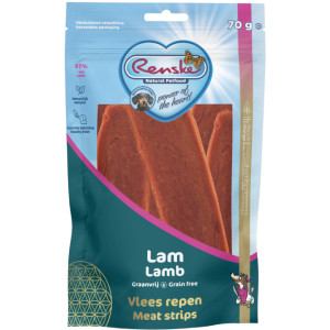 Renske Gezonde Beloning Vlees Repen Lam Hondensnack Hondensnacks