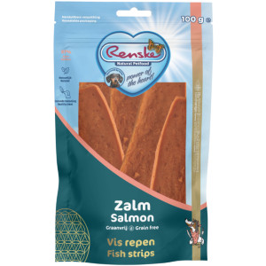 Renske Gezonde Beloning Vlees Repen Zalm Hondensnack Hondensnacks