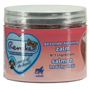Renske Gezonde Beloning Zalm Snackhartjes Hond