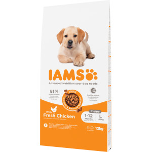 Iams Puppy Large Met Kip Hondenvoer