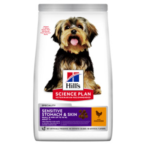 Hill&Apos;S Adult Sensitive Stomach & Skin Small & Mini Met Kip Hondenvoer