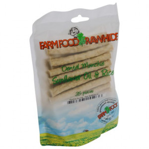 Farm Food Rawhide Dental Munchie Natural 35 Stuks 5 Zakken Hondenvoer