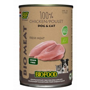 BF Petfood Biofood Organic 100% Kippenvlees Natvoer Hond & Kat ( )