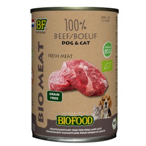 BF Petfood Biofood Organic 100% Rundvlees Natvoer Hond & Kat ( )