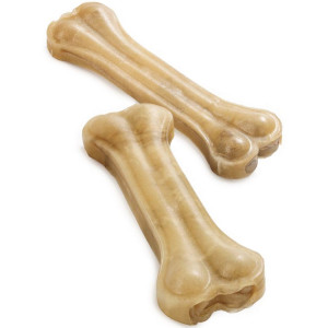 Brekz Rawhide Runderhuid Kauwbot Geperst Hondensnack 21 Cm 12 Stuks Hondensnacks