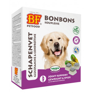 Biofood BF Petfood Schapenvet Souplesse Bonbons Voor De Hond 4 Verpakkingen