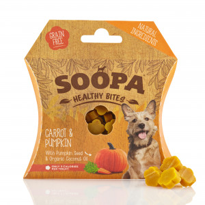 Soopa Bites Met Pompoen En Wortel Hond
