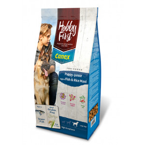 Hobbyfirst Canex Puppy Junior Maxi Met Vis En Rijst Hondenvoer