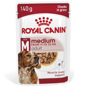 Royal Canin Medium Adult Natvoer Hond (In Saus) 2 Dozen ( )