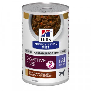 Hill&Apos;S Prescription Diet I/D Low Fat Digestive Care Stoofpotje Voor Hond Met Kipsmaak & Groenten Blik 2 Trays ( )
