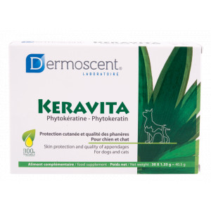 Dermoscent Keravita Supplement Voor Hond En Kat 30 Tabletten
