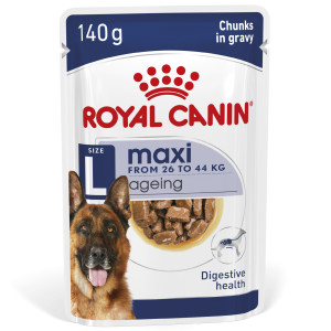 Royal Canin Maxi Ageing Natvoer Hond (In Saus) 4 Dozen ( )