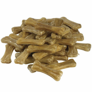 Brekz Rawhide Runderhuid Kauwbot Geperst Hondensnack 13 Cm 20 Stuks Hondensnacks