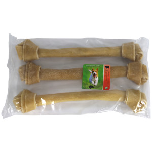 Boon Brekz Rawhide Runderhuidbot Geknoopt Kauwsnack Hond 38 Cm 6 Stuks