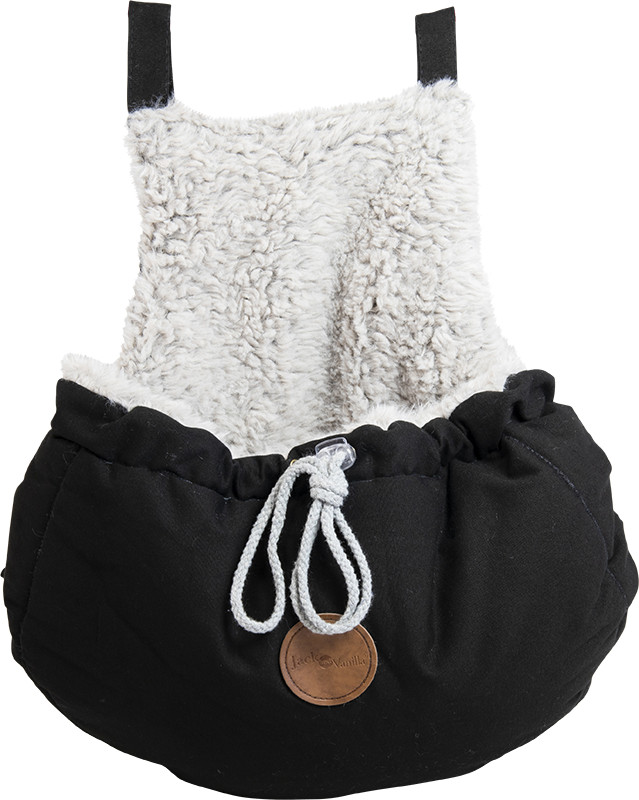 Jack & Vanilla Draagtas Kangaroo 42 Cm Zwart Hondenvoer