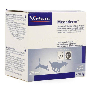 Virbac Megaderm Monodosering Hond & Kat Tot / 28 Zakjes 1 Verpakking