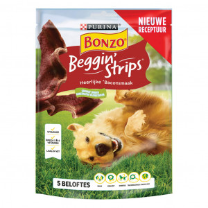 Purina Bonzo Beggin&Apos; Strips Hondensnacks
