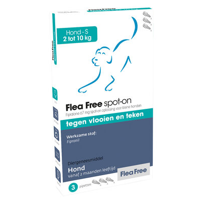 Flea Free Spot On Hond 2 3 Pipetten