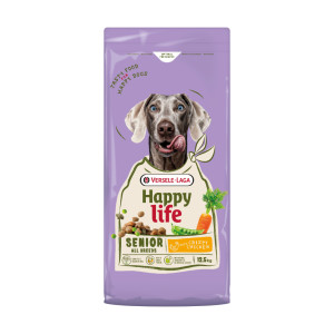 Happy Life Senior Met Kip Hondenvoer
