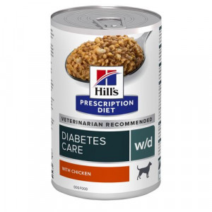 Hill's Prescription Diet W/D Diabetes Care Nat Hondenvoer Met Kip Blik 2 Trays ( )