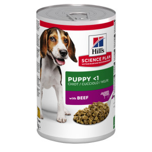 Hill's Puppy Nat Hondenvoer Met Rund Blik 2 Trays ( )