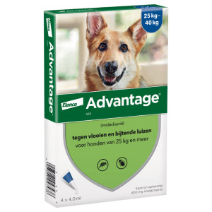 Advantage Nr. 400 Vlooienmiddel Hond Vanaf 1 Verpakking