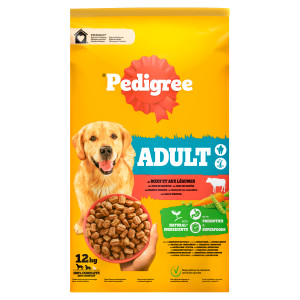 Pedigree Adult Met Rund & Groenten Hondenvoer 12 +