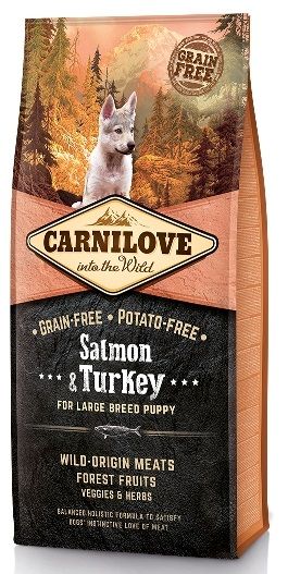 Carnilove - Zalm en Kalkoen Pup Large Breed