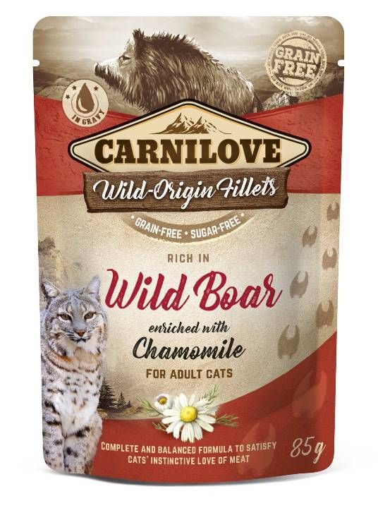 Carnilove - Pouch Wild Zwijn verrijkt met kamille