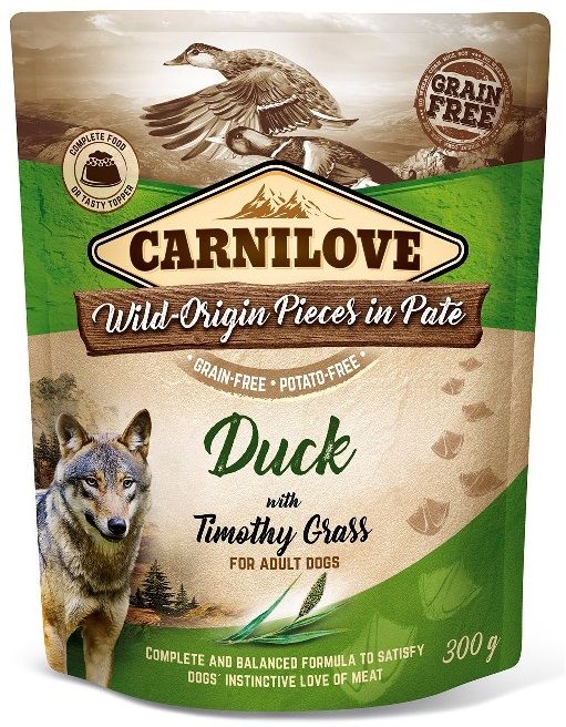 Carnilove - Pouch Eend met Timothy Gras