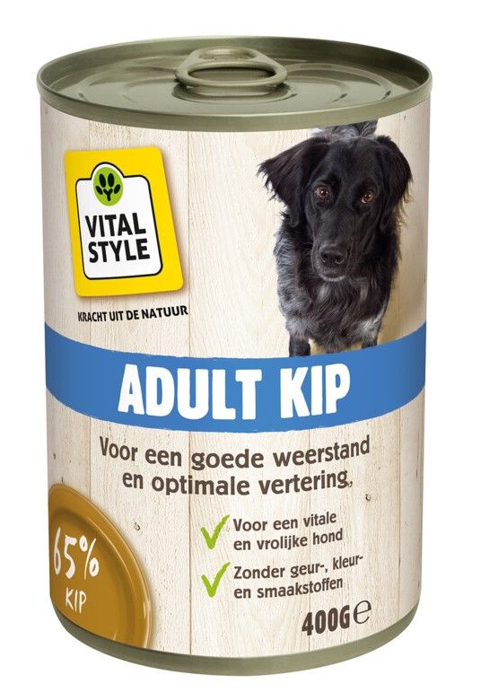 VitalStyle Hond - Adult Kip, 400gr