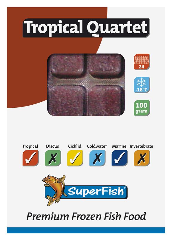 Superfish - Diepvries Tropical Quartet 100gr