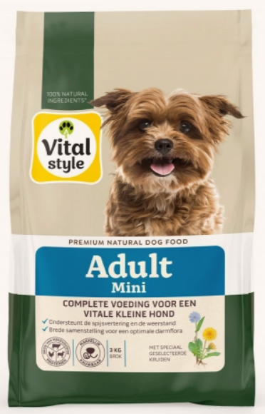 Vitalstyle Hond - Adult Mini, 3kg
