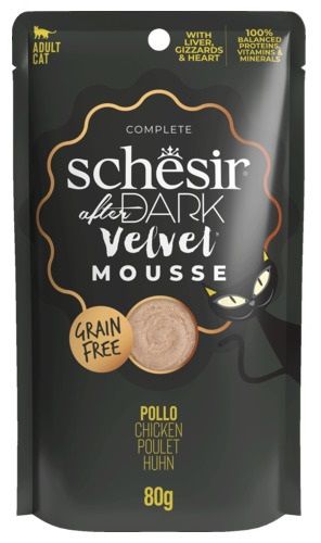 Schesir After Dark Complete - Kip in fluweelzachte mousse, Pouche 80gr