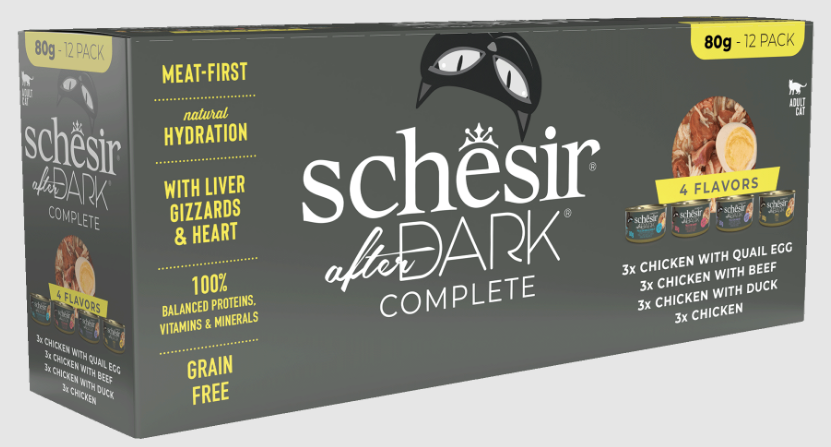 Schesir After Dark Complete - Variety Pack Bouillon, 12x80gr