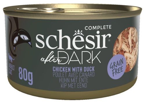 Schesir After Dark Complete - Kip & Eend in Bouillon, 80gr