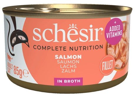 Schesir Complete Nutrition - Zalm in Broth, 85gr