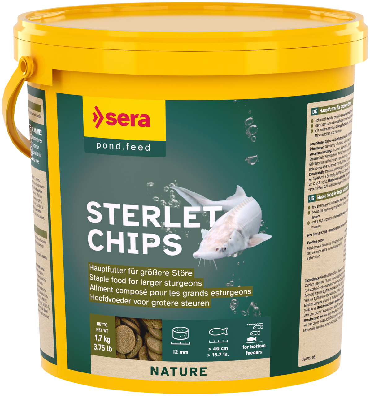 Sera Sterlet Chips 3,8 L (1,7 Kg)