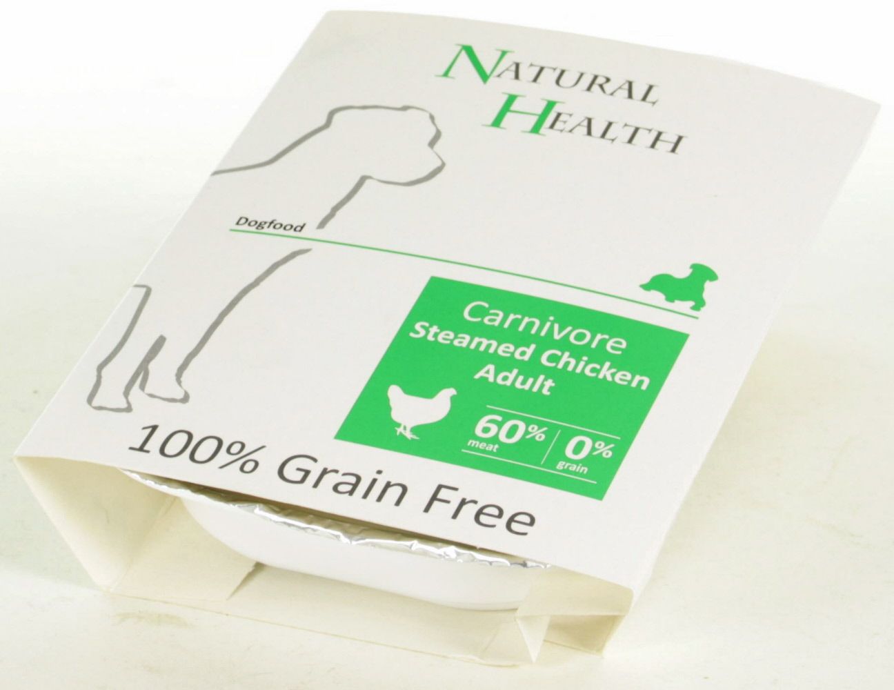 Natural Health Dog Steamed Carnivore Chicken Graanvrij Hondenvoer