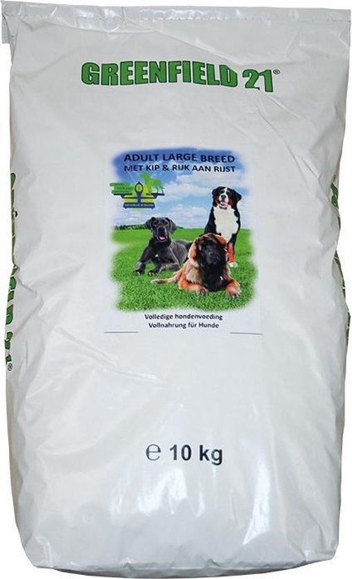 Greenfield 21 Lam & Rijst Large Breed 10kg Hondenvoer
