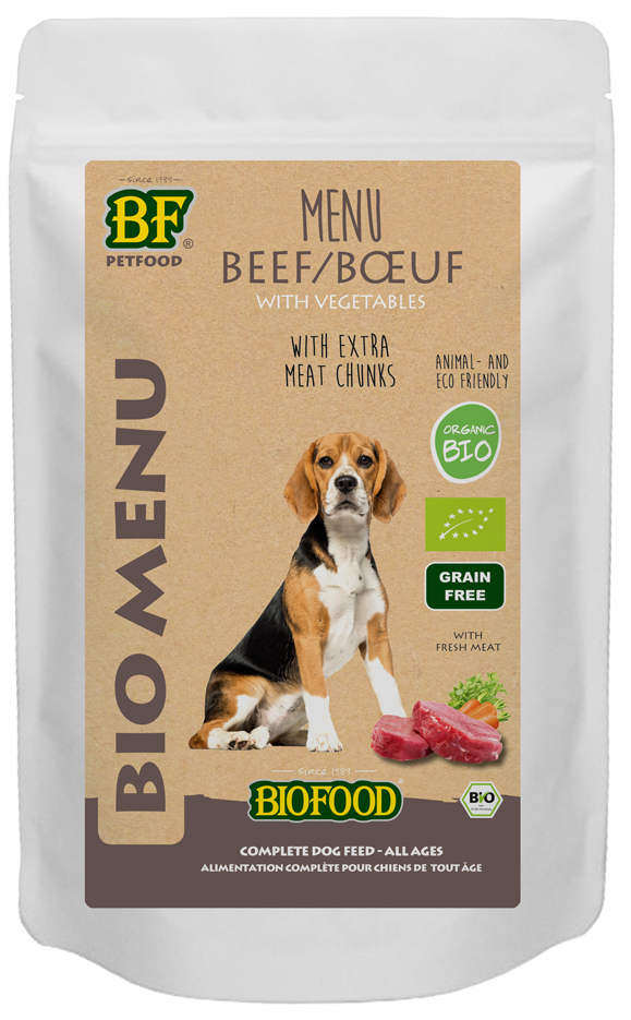 BF Organic Rund Menu Pouch Hondenvoer