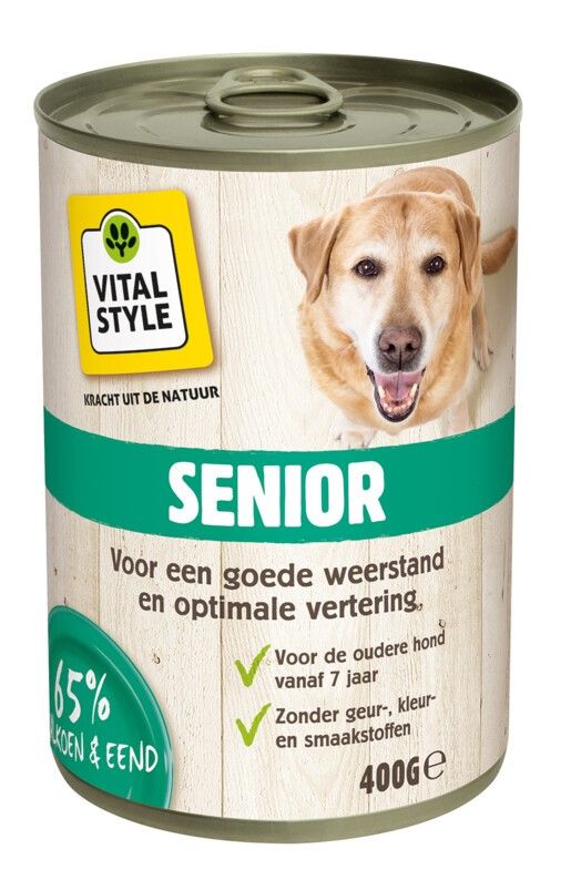 Vitalstyle Vitaalvlees Senior Hondenvoer