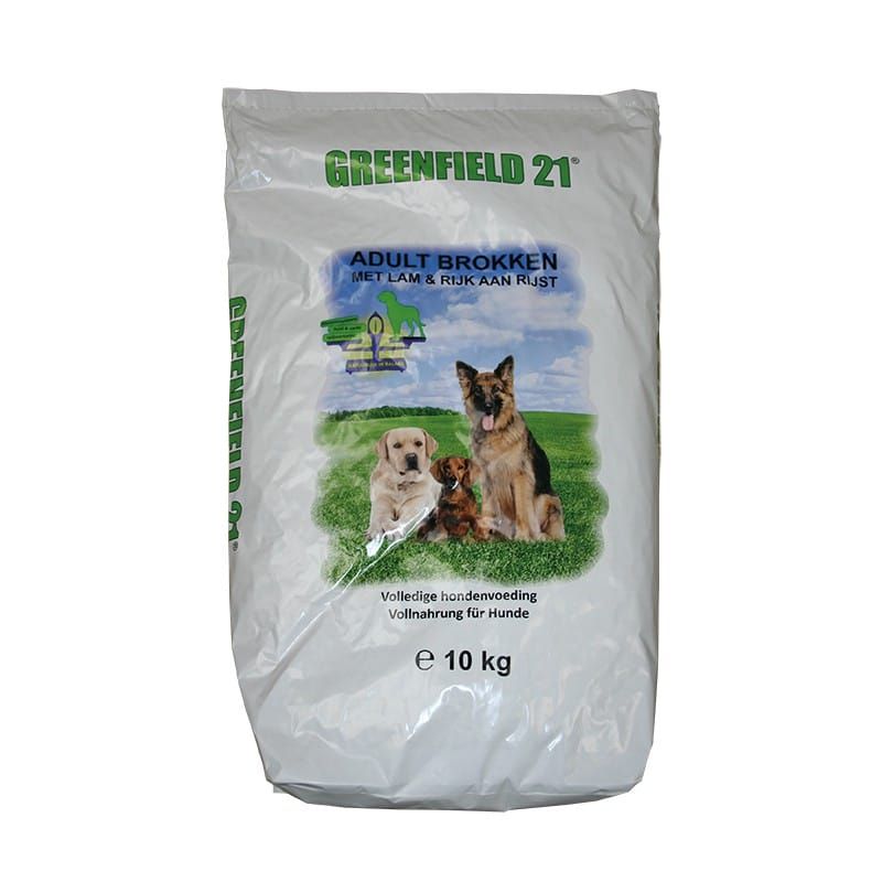 Greenfield 21 Lam & Rijst Adult 10kg Hondenvoer